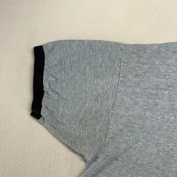 Vintage St Johns Shirt Mens Medium Blue Champion Ringer 80s Single Stitch USA - Picture 6 of 9